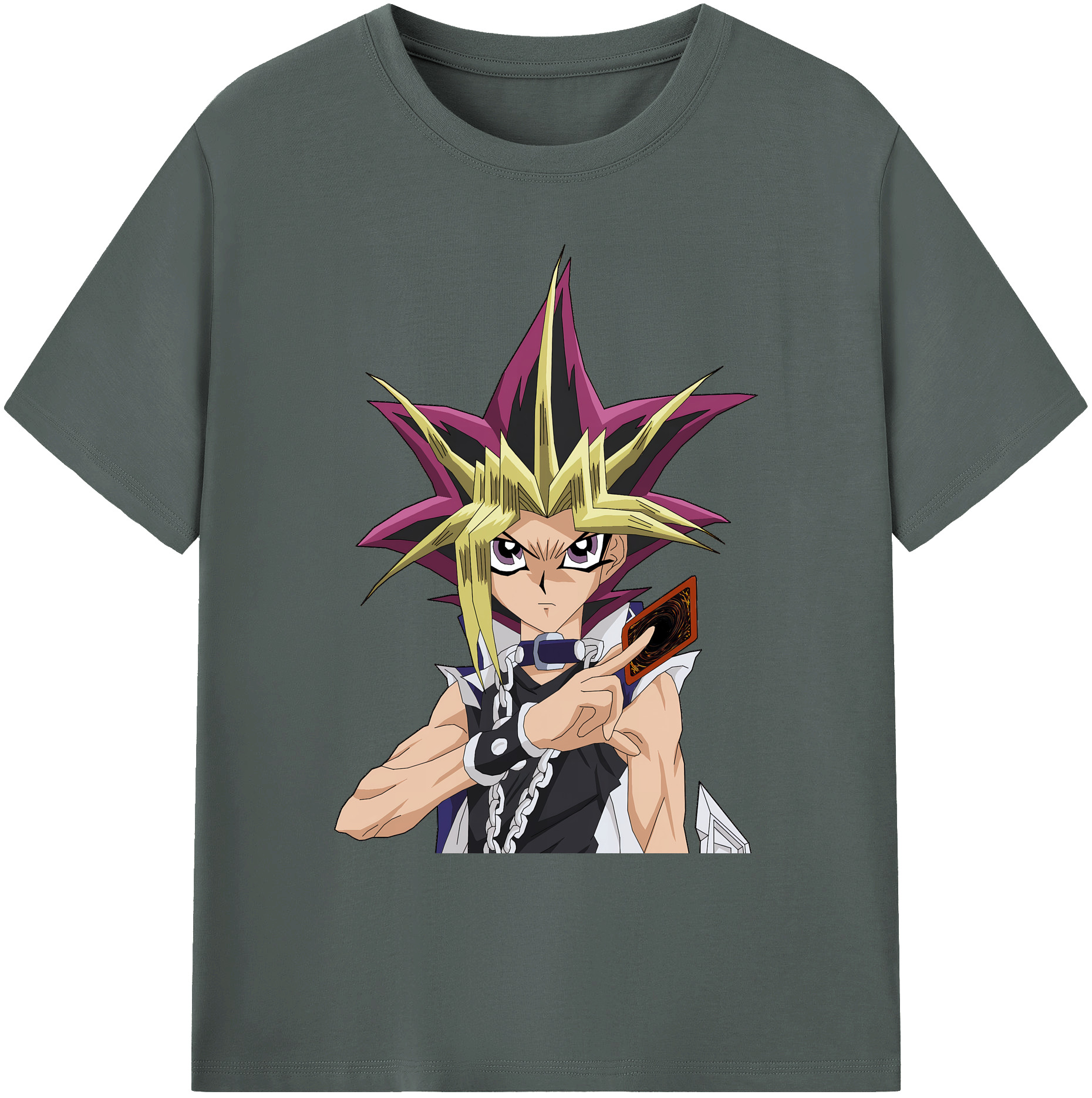 （画像用） 遊☆戯☆王 Yu-Gi-Oh! 綿100％ メンズ半袖Tシャツ｜肌触りやわらか＆通気性